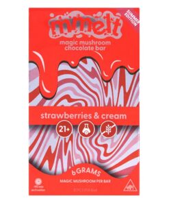 Strawberry & Cream Mmelt Magic Mushroom Chocolate Bar 6G