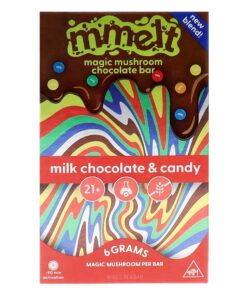 Milk Chocolate & Candy Mmelt Magic Mushroom Chocolate Bar 6G