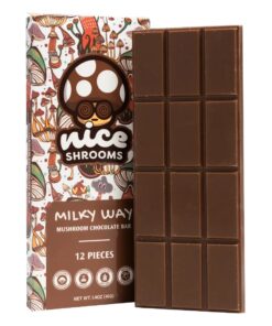 Nice Shrooms Milky Way Mushroom Chocolate Bar